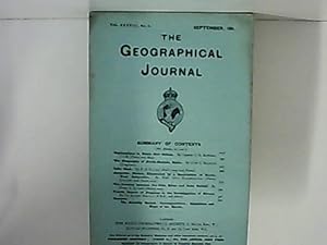 Bild des Verkufers fr The Geographical Journal. Vol. 38. - No. 3. - September 1911. zum Verkauf von Zellibooks. Zentrallager Delbrck