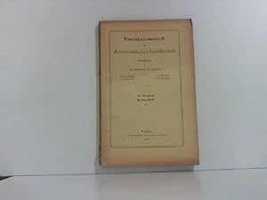 Vierteljahrsschrift der Astronomischen Gesellschaft 66. Jahrgang, 1. Heft - 1931.
