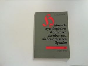 Imagen del vendedor de Historisch-etymologisches Wrterbuch der ober- und niedersorbischen Sprache. Heft 16, praza-rubic. a la venta por Zellibooks. Zentrallager Delbrck