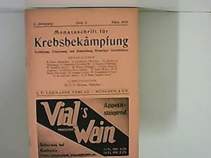 Monatsschrift für Krebsbekämpfung 3. Jhrg. Heft 3.-1935