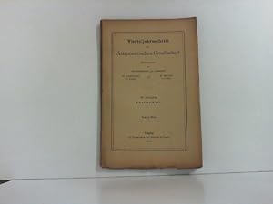 Vierteljahrsschrift der Astronomischen Gesellschaft 57. Jahrgang, 2. Heft - 1922.
