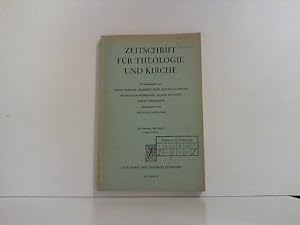 Seller image for Zeitschrift fr Theologie und Kirche 62. Jhrg. 1965, Heft 2. for sale by Zellibooks. Zentrallager Delbrck