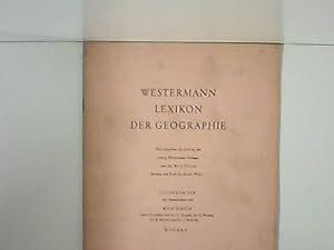 Seller image for Westermanns Lexikon der Geographie Sonderdruck der Manuskripte von Wolf Tietze Ungarn for sale by Zellibooks. Zentrallager Delbrck