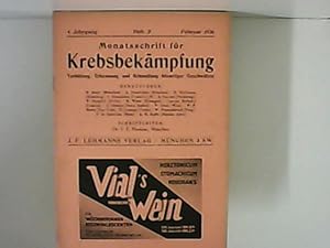 Monatsschrift für Krebsbekämpfung 4.Jhrg. Heft 2.-1936