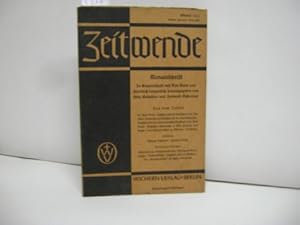 Zeitwende. Monatschrift. 12. Jg., 1.Heft, Oktober 1935