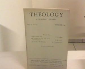 Immagine del venditore per Theology A monthly Review Vol.LII., Nr. 351, September 1949 venduto da Zellibooks. Zentrallager Delbrck