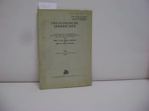 Theologische Jahrbücher 7.Jhrg. Heft 1. 1939