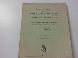 Imagen del vendedor de Reallexikon fr Antike und Christentum Sachwrterbuch zur Auseinandersetzung des Christentums mit der Antiken Welt. Lieferung 51: FamilieI (Forts.)-Fasten a la venta por Zellibooks. Zentrallager Delbrck