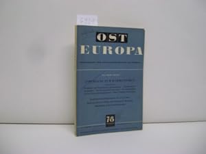 Osteuropa. Zeitschrift für Gegenwartsfragen des Ostens. 11. Jahrgang. Heft 7/8 1961.