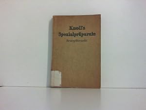 Knoll's Spezialpräparate Rezeptformeln.