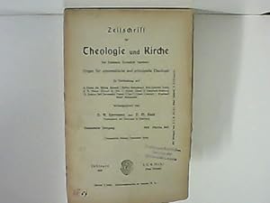 Seller image for Zeitschrift fr Theologie und Kirche. 19. Jahrg. 5. Heft - 1909 for sale by Zellibooks. Zentrallager Delbrck