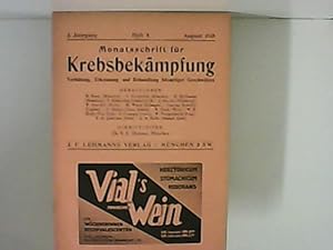 Monatsschrift für Krebsbekämpfung 3. Jhrg. Heft 8.-1935