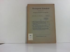 Bild des Verkufers fr Theologische Zeitschrift. 3. Jahrgang, Heft 2.- Mrz/April 1947. zum Verkauf von Zellibooks. Zentrallager Delbrck