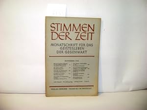 Image du vendeur pour Stimmen der Zeit Monatschrift fr das Geistesleben der Gegenwart, 74. Jhrg., 2. Heft, 143. Band mis en vente par Zellibooks. Zentrallager Delbrck