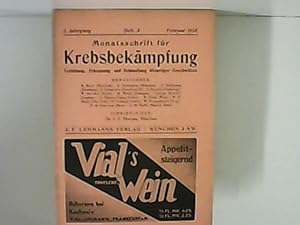 Monatsschrift für Krebsbekämpfung 3. Jhrg. Heft 2.-1935.