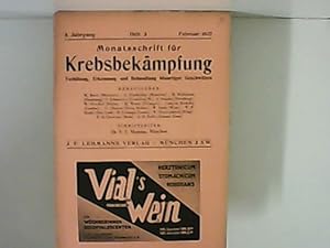 Monatsschrift für Krebsbekämpfung 5. Jhrg. Heft 2.-1937