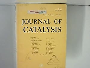 Bild des Verkufers fr Journal of Catalysis. Volume 82, Number 1, July 1983 zum Verkauf von Zellibooks. Zentrallager Delbrck