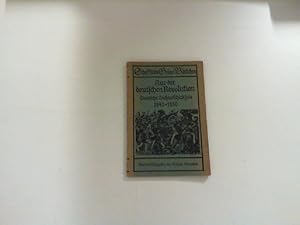 Image du vendeur pour Aus der deutschen Revolution. Deutsche Dichterschicksale 1840 - 1850. Schaffsteins grne Bndchen. 52. mis en vente par Zellibooks. Zentrallager Delbrck