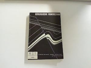 Geologische Rundschau Band 63. Heft 1. - 1974.