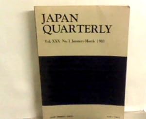 Immagine del venditore per Japan Quarterly. Vol. XXX - No. 1 January-March 1983. venduto da Zellibooks. Zentrallager Delbrck