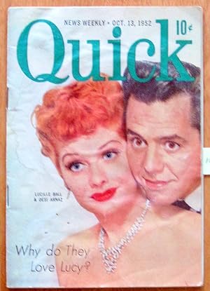 Quick News Weekly. Lucille Ball and Desi Arnaz Cover