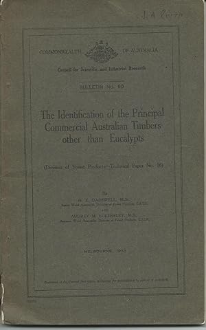 Immagine del venditore per The Identification of the Principal Commercial Australian Timbers Other Than Eucalypts venduto da Good Reading Secondhand Books