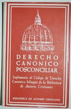 Imagen del vendedor de DERECHO CANONICO POSCONCILIAR a la venta por Fbula Libros (Librera Jimnez-Bravo)