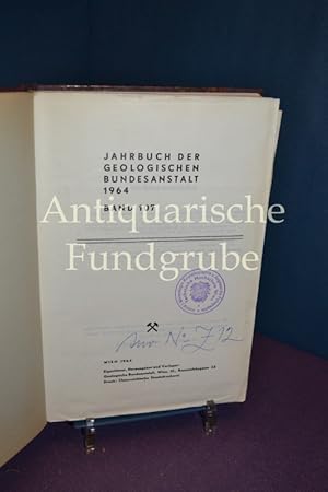 Bild des Verkufers fr Jahrbuch Der Geologischen Bundesanstalt 1964 Bnd 107 zum Verkauf von Antiquarische Fundgrube e.U.