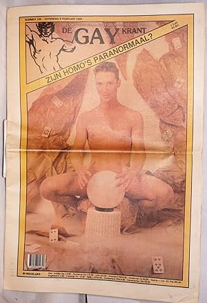 Imagen del vendedor de De Gay Krant: het grootste homo- en lesbienneblad in europa: nr. 148 - Zaterdag 3 Februari 1990; zijn homo's paranormaal a la venta por Bolerium Books Inc.