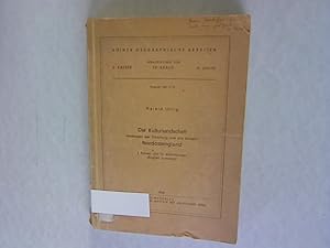 Bild des Verkufers fr Die Kulturlandschaft. Methoden der Forschung und das Beispiel Nordostengland. Klner Geographische Arbeiten Doppel-Heft 9/10. zum Verkauf von Antiquariat Bookfarm