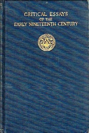 Seller image for Critical Essays of the Nineteenth Century for sale by Round Table Books, LLC