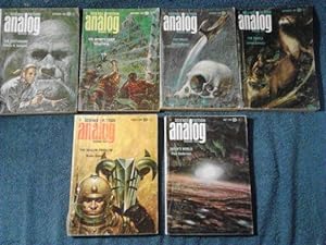 Analog Science Fiction/Science Fact Magazine 1968-6 Issues