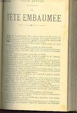 Seller image for LA TETE EMBAUMEE for sale by Le-Livre