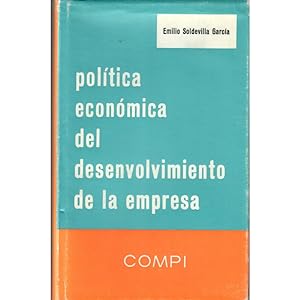 Imagen del vendedor de POLITICA ECONOMICA DEL DESENVOLVIMIENTO DE LA EMPRESA a la venta por Librera Salamb