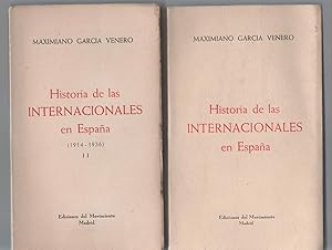 Seller image for Historia de las Internacionales en Espaa. (2 tomos) for sale by Librera El Crabo