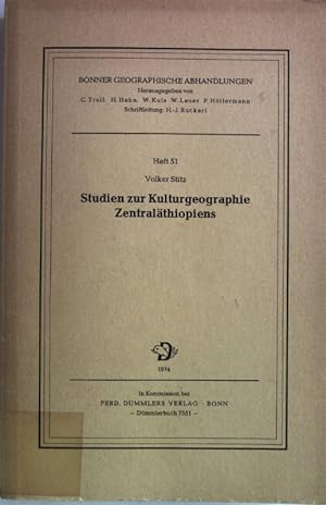 Studien zur Kulturgeographie Zentraläthiopiens. Bonner Geographische Abhandlungen, Heft 51.