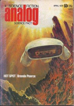 Seller image for ANALOG Science Fiction/ Science Fact: April, Apr. 1974 ("The Time-Traveler") for sale by Books from the Crypt