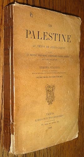 Bild des Verkufers fr La Palestine: Au Temps de Jesus-Christ zum Verkauf von Boyd Used & Rare Books