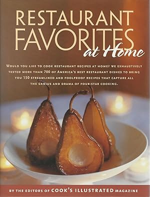 Restaurant Favorites at Home (a Best Recipe Classic)