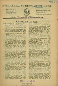 Bild des Verkufers fr Anzeiger 184. Auswahl alter und neuer Bcher. Sowie: Anzeiger 182: Aus allen Wissensgebieten. zum Verkauf von Antiquariat Weinek