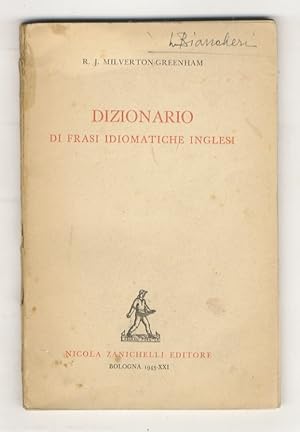 Dizionario di frasi idiomatiche inglesi.