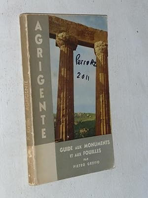 Seller image for Agrigente Guide aux Monuments et aux Fouilles for sale by Daniel Zachariah