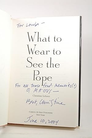 Imagen del vendedor de What to Wear to See the Pope: Stories a la venta por Chris Korczak, Bookseller, IOBA