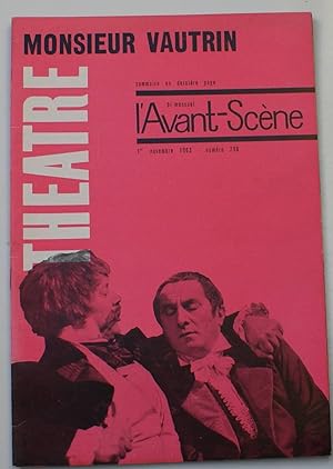 Image du vendeur pour L'Avant-Scne Thtre N 298 du 1er novembre 1963 mis en vente par Aberbroc