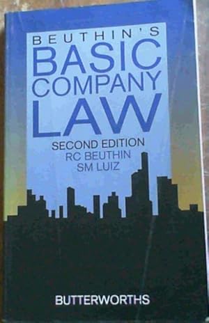 Bild des Verkufers fr Beuthin's Basic Company Law zum Verkauf von Chapter 1