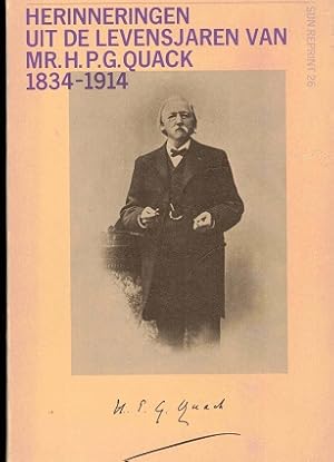 Image du vendeur pour Herinneringen uit de levensjaren van mr. H.P.G. Quack, 1834-1914 mis en vente par Antiquariaat van Starkenburg