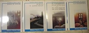 Seller image for La celestina (Fernando de Rojas) + El casamiento engaoso y El Coloquio de los perros (de Miguel de Cervantes) + Rimas y leyendas (de Gustavo Adolfo Bcquer) + Bodas de sangre( F. Garca Lorca) [4 libros] for sale by Libros Dickens