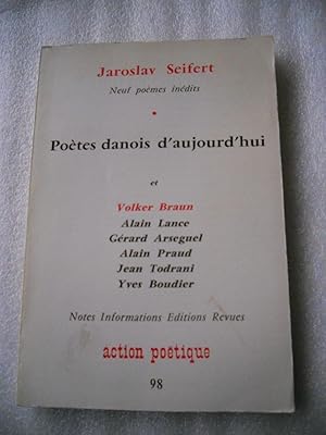 Image du vendeur pour Action poetique - Numero 98 - Poetes danois d'aujourd'hui . mis en vente par Frederic Delbos