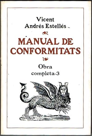 Bild des Verkufers fr MANUAL DE CONFORMITATS. Obra completa 3. zum Verkauf von Asilo del libro