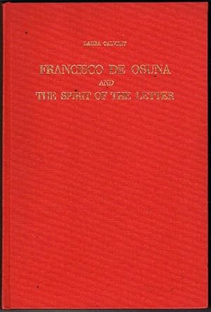 Bild des Verkufers fr FRANCISCO DE OSUNA AND THE SPIRIT OF THE LETTER. zum Verkauf von Asilo del libro